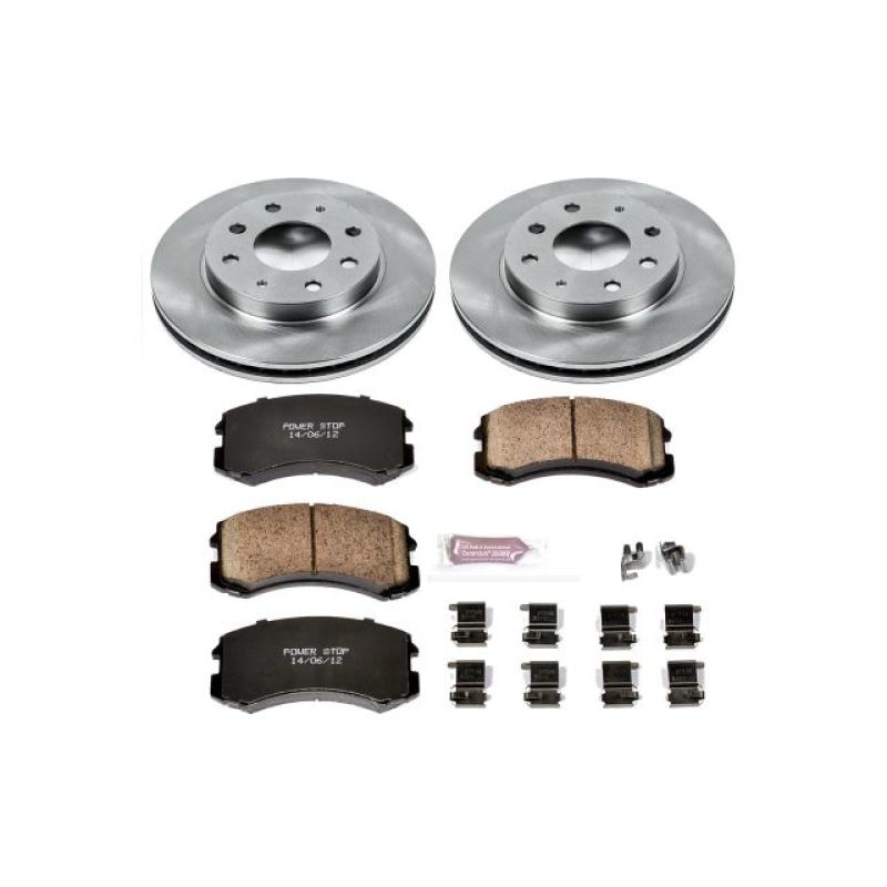 Power Stop 02-07 Mitsubishi Lancer Front Autospecialty Brake Kit Brake Kits - OE PowerStop
