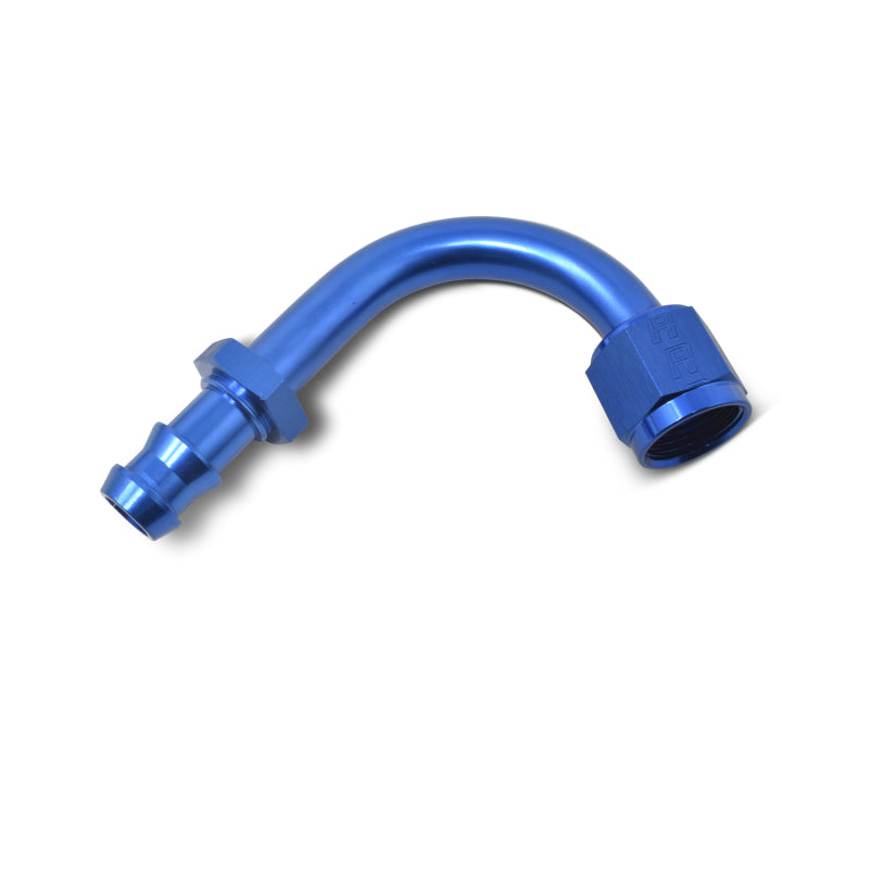 Russell Performance -8 AN Twist-Lok 120 Degree Hose End (1-1/4in Radius) Fittings Russell
