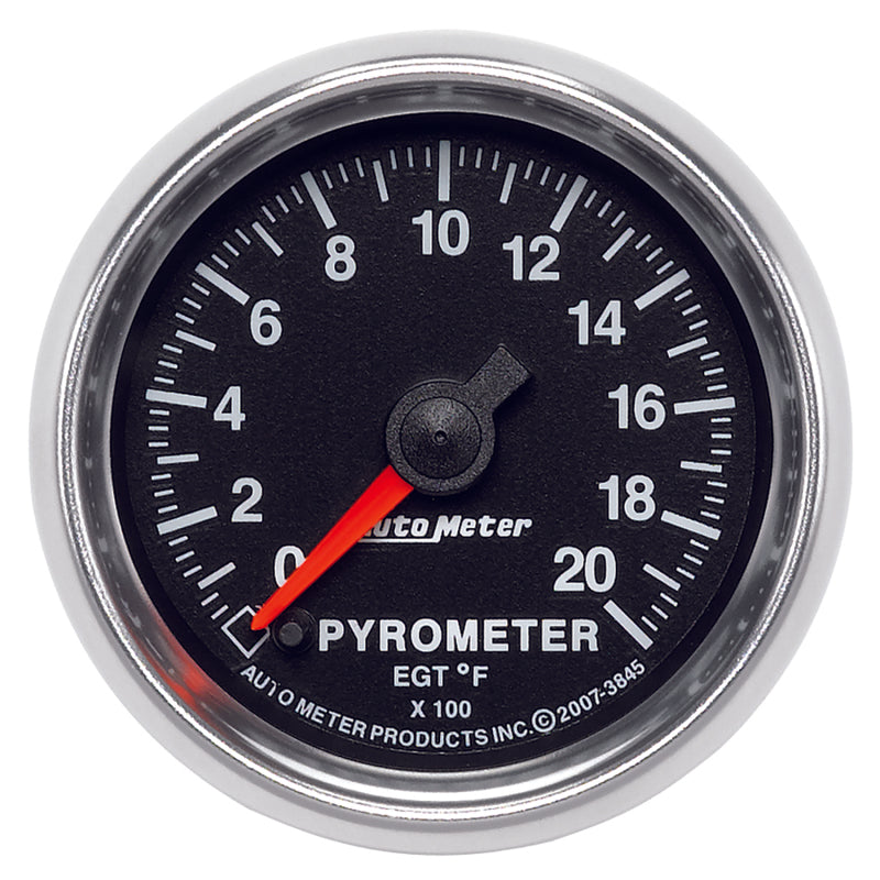 Autometer GS 0-2000 degree F Full Sweep Electronic Pyrometer Gauge Gauges AutoMeter