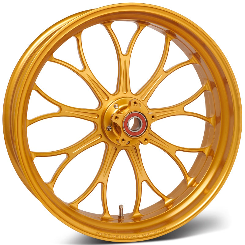 Performance Machine 21x3.5 Forged Wheel Revolution - Gold Ano Wheels - Forged Performance Machine