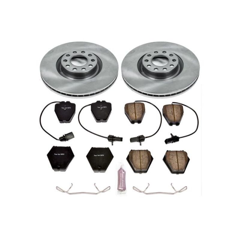 Power Stop 00-04 Audi A6 Quattro Front Autospecialty Brake Kit Brake Kits - OE PowerStop
