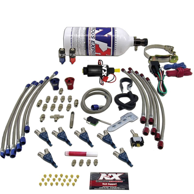 Nitrous Express Six Cyl Piranha Nitrous Kit w/2.5lb Bottle Nitrous Systems Nitrous Express