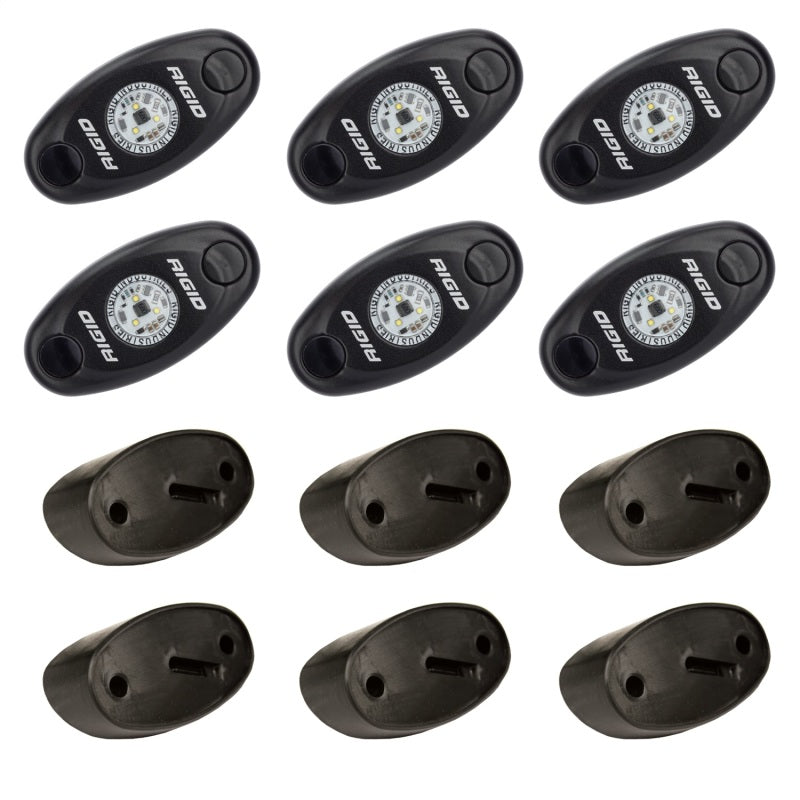 Rigid Industries Rock Light Kit- Amber (6 lights) Sidemarkers & Indicators Rigid Industries