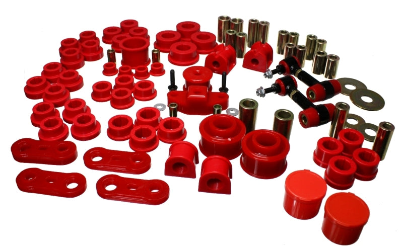Energy Suspension 08-12 Subaru Impreza WRX Red Hyper-Flex Master Bushing Set Bushing Kits Energy Suspension