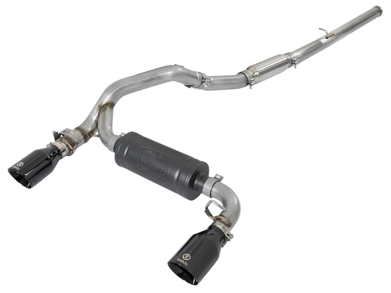 aFe Takeda 3in 304 SS Cat-Back Exhaust System w/ Black Tips 16-18 Ford Focus RS I4-2.3L (t) Catback aFe