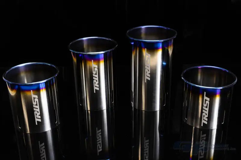 GReddy Titanium Trust PE-TR Tip L 110MM x 115MM - Titanium Burnt Finish Catback GReddy
