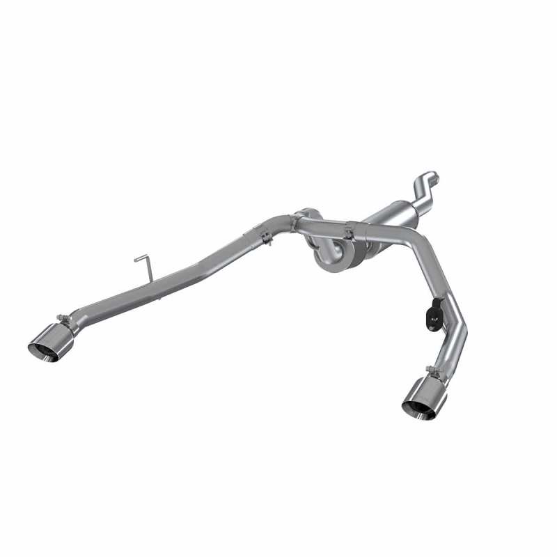 MBRP 2020 Jeep Gladiator 3.6L 2.5in Dual Rear Exit Cat Back Exhaust 304 Catback MBRP