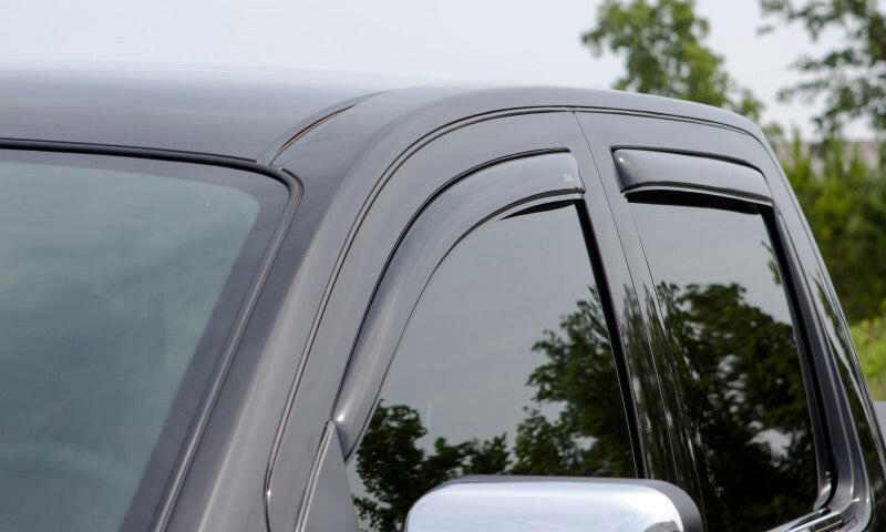 AVS 04-12 Chevy Colorado Crew Cab Ventvisor In-Channel Front & Rear Window Deflectors 4pc - Smoke Wind Deflectors AVS