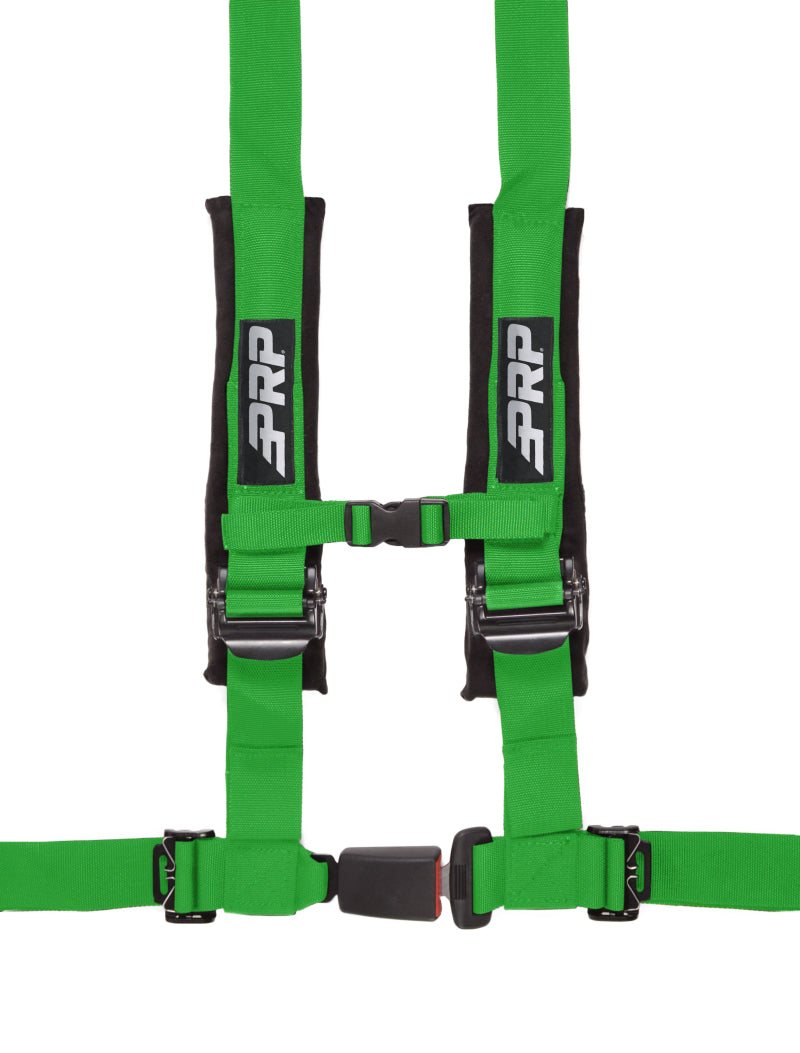 PRP 4.2 Harness- Green Seat Belts & Harnesses PRP Seats