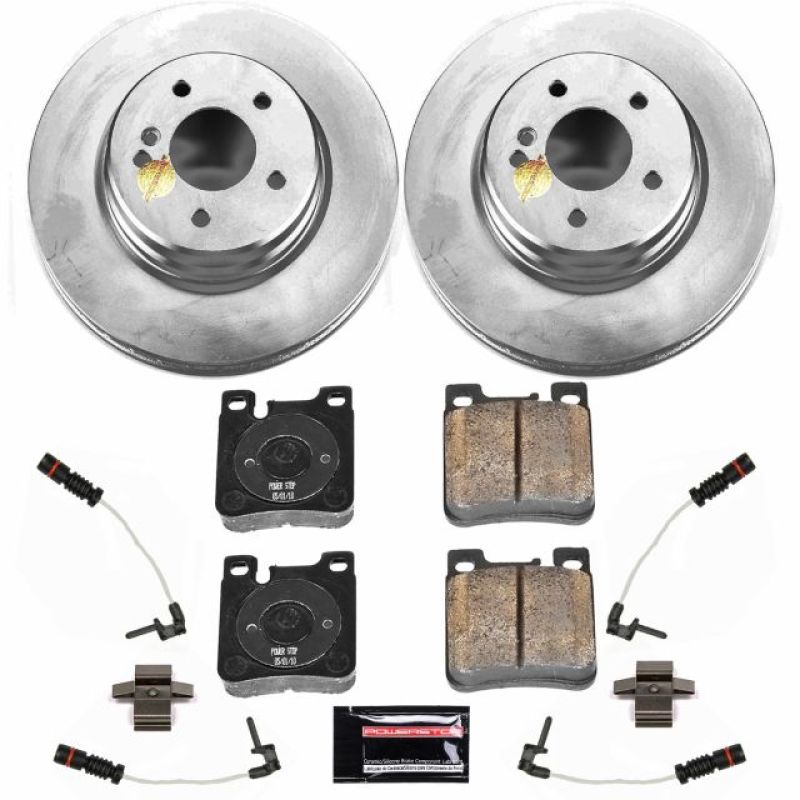 Power Stop 98-00 Mercedes-Benz C43 AMG Rear Z23 Evolution Sport Coated Brake Kit Brake Kits - Performance D&S PowerStop