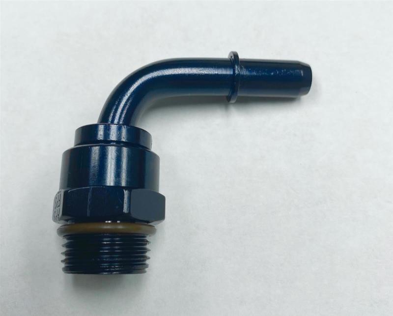 Fragola 7/8-14 (10) ORB x 3/8in Male EFI Quick Disconnect 90 Degree Fittings Fragola