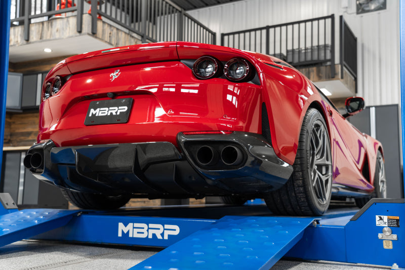 MBRP 12-21 Ferrari 812SF/812GTS/F12 6.3L/ 6.5L 3in Resonator Delete X-Pipe - T304 X Pipes MBRP