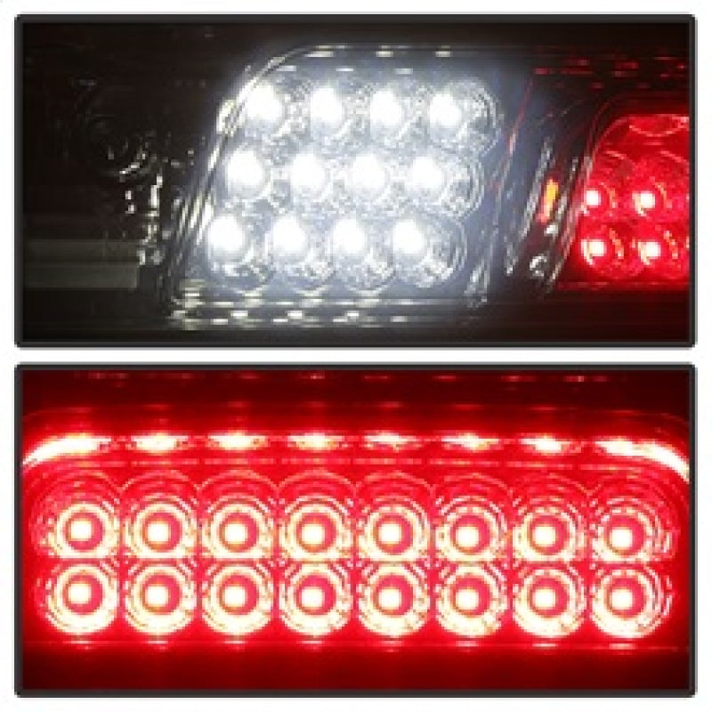 xTune 14-16 Chevrolet Silverado 1500 LED 3rd Brake Light - Smoke (BKL-CSIL14-LED-SM) Brake Lights SPYDER