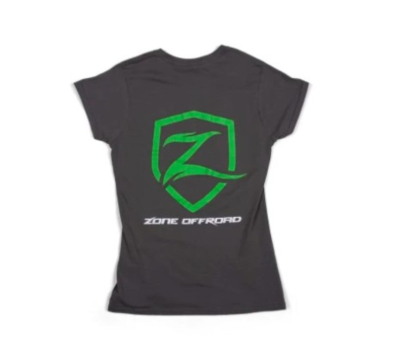 Zone Offroad Charcoal Gray Premium Cotton T-Shirt w/ Zone Offroad Logo - Womens - XL Shirts Zone Offroad