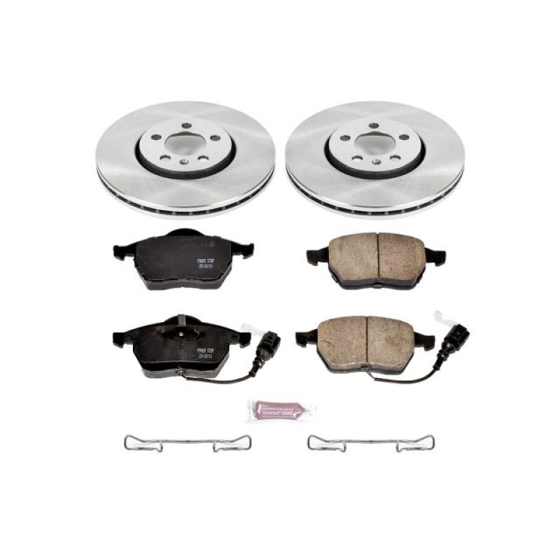 Power Stop 99-10 Volkswagen Beetle Front Autospecialty Brake Kit Brake Kits - OE PowerStop