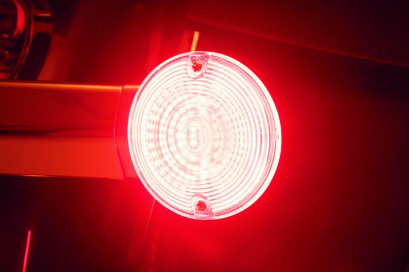 Kuryakyn Luminez L.E.D Rear Turn Signal Insert 1156 Red Flat Style Brackets Kuryakyn