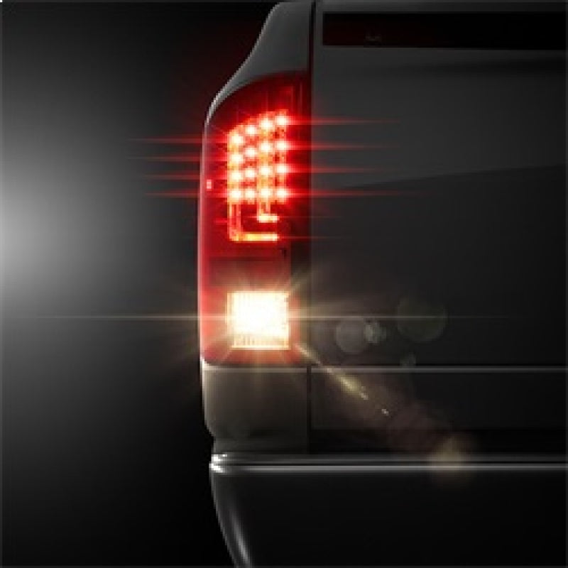 Spyder Dodge Ram 07-08 1500 Version 2 LED Tail Lights - Red Clear ALT-YD-DRAM06V2-LED-RC Tail Lights SPYDER