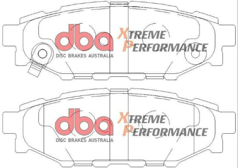 DBA 08 Subaru WRX XP650 Rear Brake Pads Brake Pads - Performance DBA