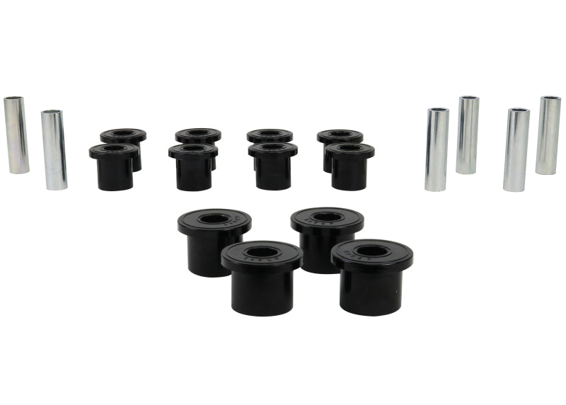 Whiteline 1987-1995 Jeep Wrangler Spring - Eye Front/Rear And Shackle Bushing Spring Insulators Whiteline