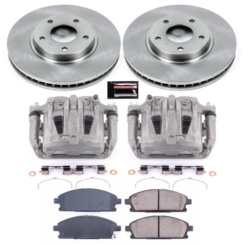 Power Stop 04-09 Nissan Quest Front Autospecialty Brake Kit w/Calipers Brake Kits - OE PowerStop