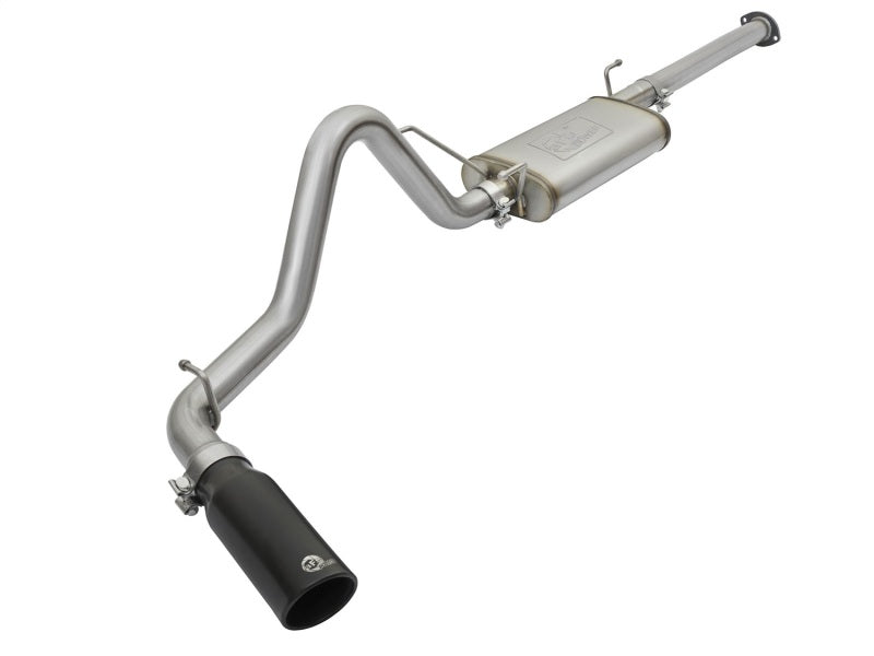 aFe MACHForce XP Cat Back SS Exhausts Black Tips 05-12 Toyota Tacoma L4-2.7L Catback aFe