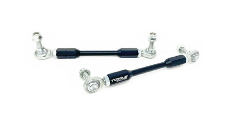 Torque Solution Adjustable Front Endlinks: 2017+ Tesla Model 3 Sway Bar Endlinks Torque Solution