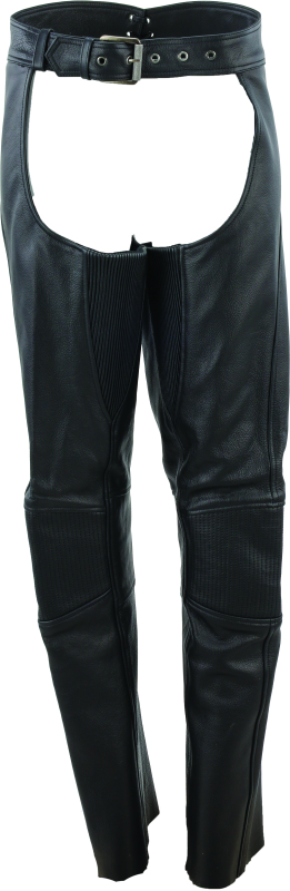 Kuryakyn Leather By River Road Sierra Leather Chaps Black Womens - Large Pants Kuryakyn