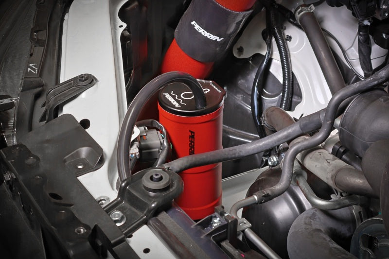 PERRIN 02-25 Subaru WRX / 04-21 STI / 13-25 BRZ/GR86/FRS/86 Coolant Overflow Tank - Red Coolant Reservoirs Perrin Performance