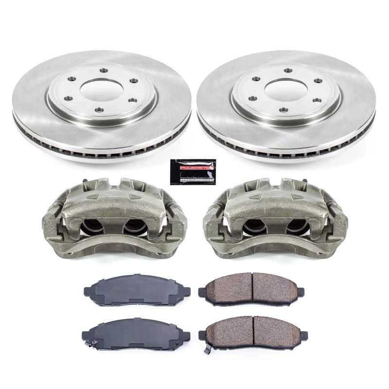 Power Stop 2019 Nissan Frontier Front Autospecialty Brake Kit w/Calipers Brake Kits - OE PowerStop