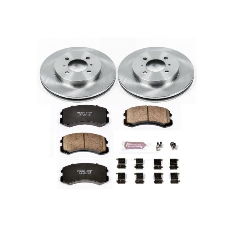 Power Stop 02-07 Mitsubishi Lancer Front Autospecialty Brake Kit Brake Kits - OE PowerStop