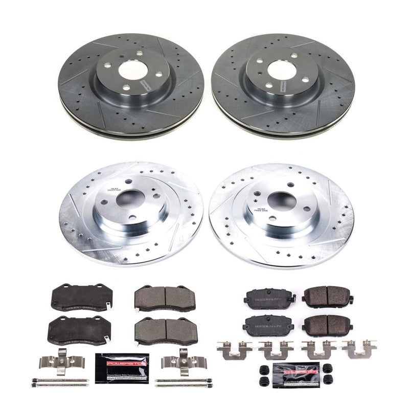 Power Stop 16-22 Mazda MX-5 Miata Front & Rear Z23 Evolution Brake Kit Brake Kits - Performance D&S PowerStop