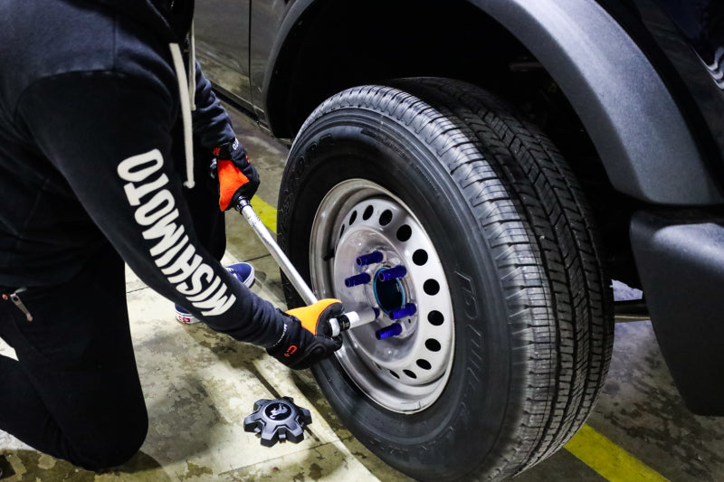 Mishimoto Aluminum Locking Lug Nuts M12x1.5 27pc Set Red Lug Nuts Mishimoto