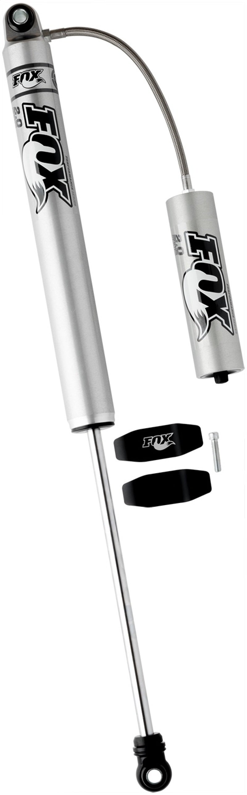 Fox 99+ Chevy HD 2.0 Performance Series 14.1in. Smooth Body Remote Res. Rear Shock / 7-10in. Lift Shocks and Struts FOX