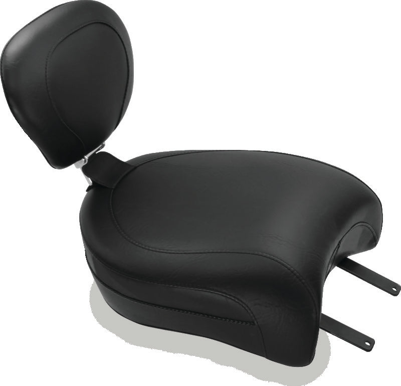 Mustang 97-07 Harley Electra Glide, Rd Glide Super Touring 1PC Seat - Black One-Piece Motorcycle Seats Mustang Motorcycle