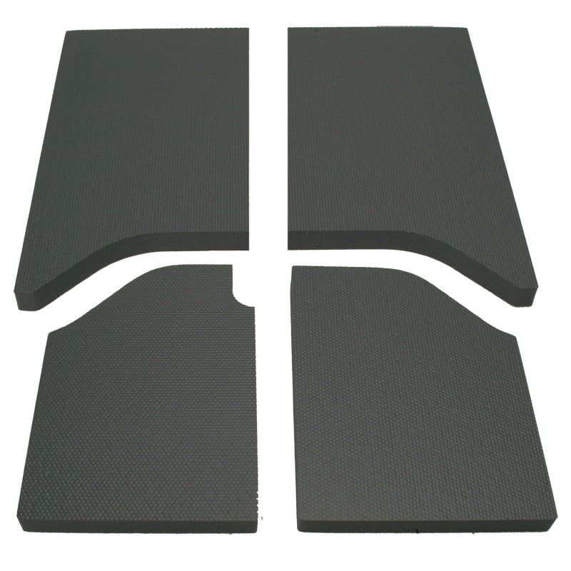 DEI 11-18 Jeep Wrangler JK 2-Door Boom Mat Headliner - 4 Piece - Black Hard Top Accessories DEI