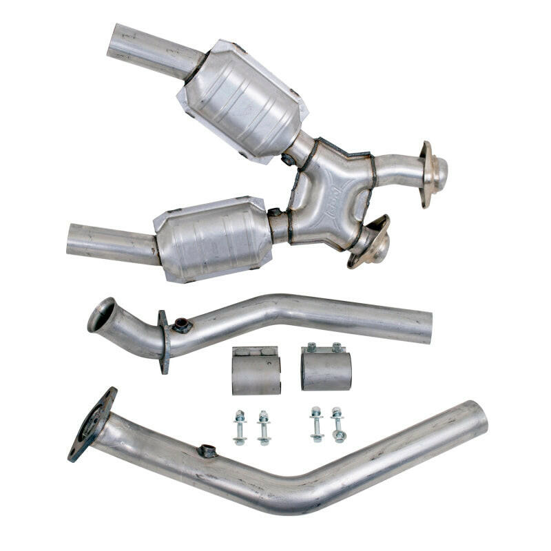 BBK 99-04 Mustang 4.6 GT / Cobra High Flow X Pipe With Catalytic Converters - 2-1/2 Catback BBK