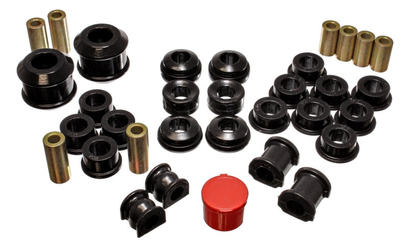 Energy Suspension 02-04 Acura RSX (includes Type S) Black Hyper-Flex Master Bushing Set Bushings - Full Vehicle Kits Energy Suspension