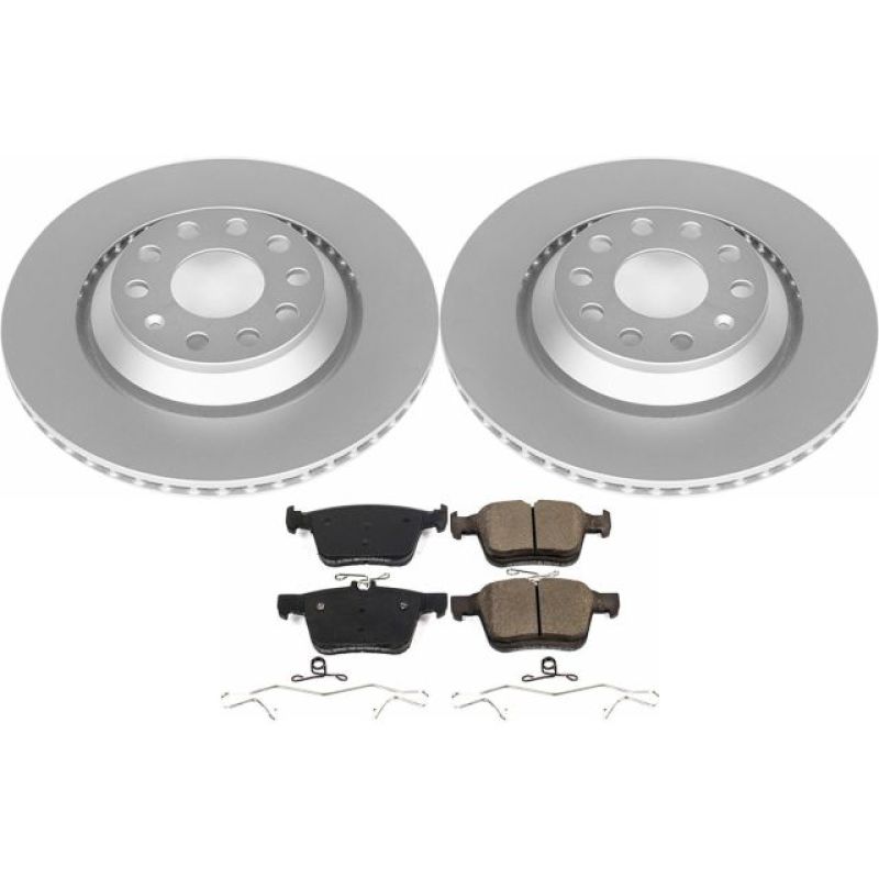 Power Stop 17-18 Audi RS3 Rear Z23 Evolution Sport Coated Brake Kit Brake Kits - Performance D&S PowerStop