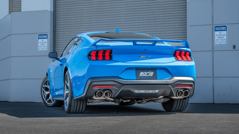 Borla 2024 Ford Mustang GT 5.0L V8 w/ Active Exhaust S-Type Cat-Back Exhaust System Catback Borla