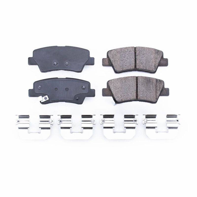 Power Stop 16-19 Hyundai Tucson Rear Z17 Evolution Ceramic Brake Pads w/Hardware Brake Pads - OE PowerStop