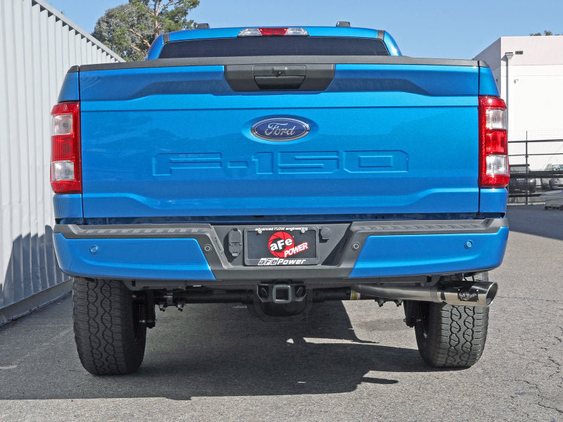 aFe Apollo GT 3in 409 SS Cat-Back Exhaust 2021 Ford F-150 V6 2.7L/3.5L (tt)/V8 5.0L w/ Polished Tips Catback aFe