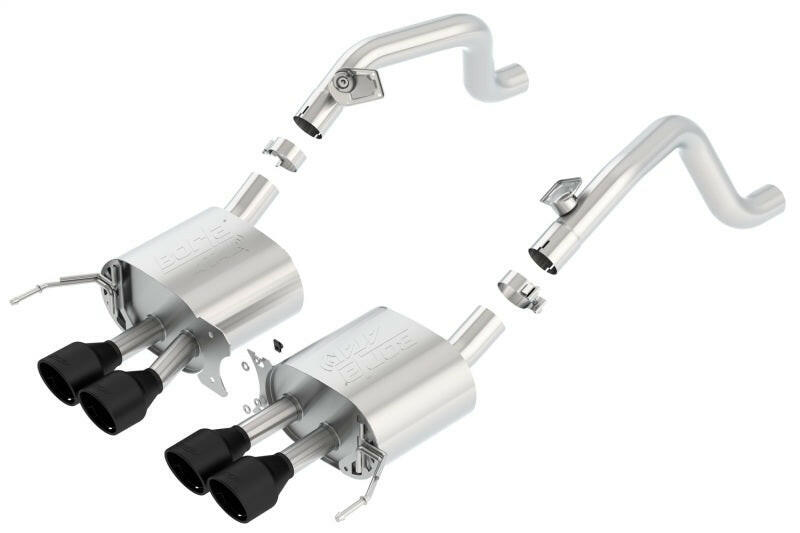 Borla 14-18 C7 Corvette Stingray Axle-Back ATAK Exhaust 2.75in To Muffler Dual 2.0in Out 4.25in Tip Axle Back Borla