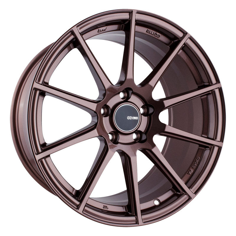 Enkei TS10 18x9.5 35mm Offset 5x114.3 Bolt Pattern 72.6mm Bore Dia Copper Wheel Wheels - Cast Enkei