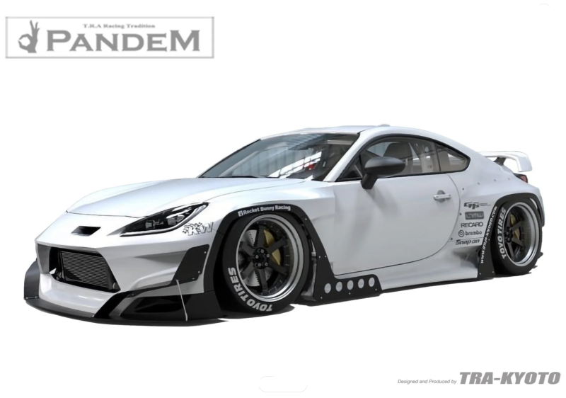 GReddy Pandem 2022+ Toyota GR86 (ZN8) Rocket Bunny Rear Over-Fenders Fenders GReddy