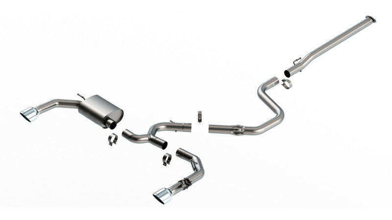Borla 22-23 Hyundai Elantra N 2.0L 4 CYL. Turbo AT/MT ATAK Catback Exhaust Bright Chrome Catback Borla