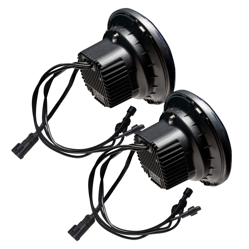 ORACLE Lighting 0718 Jeep Wrangler JK Oculus 7in ColorSHIFT Bi-LED Projector Headlights Light Bars & Cubes ORACLE Lighting