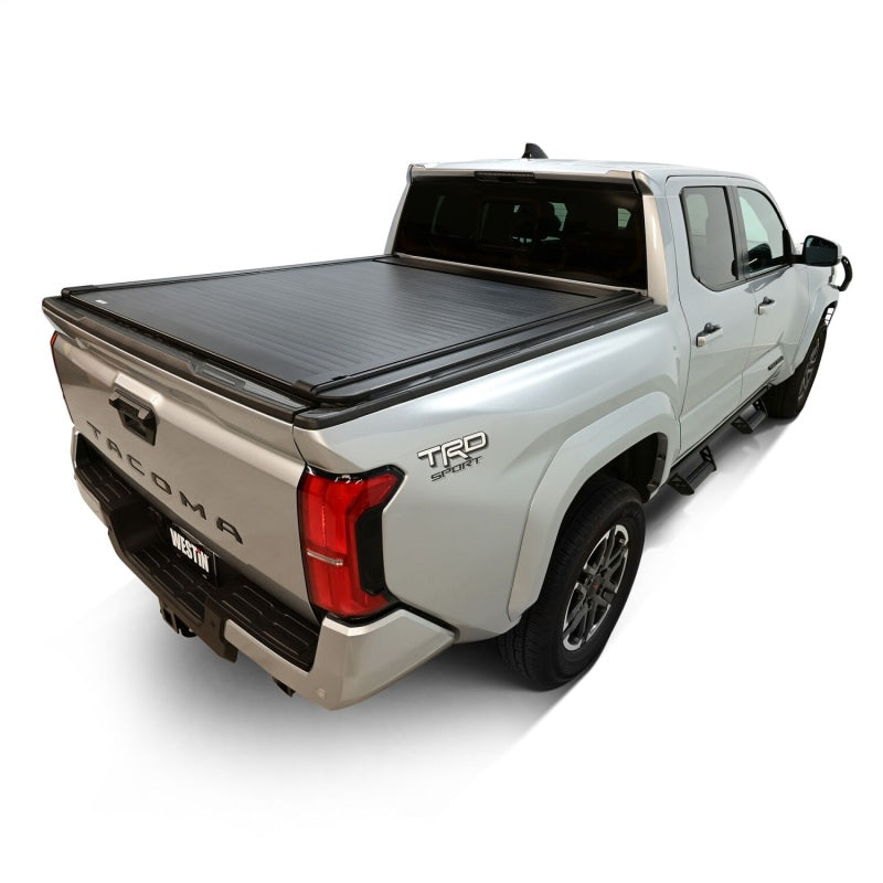 Westin 24-26 Toyota Tacoma 5ft. Bed Electric Retractable Tonneau Cover - Black Tonneau Covers - Retractable Westin