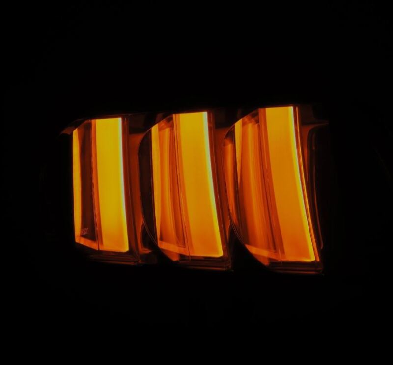 AlphaRex 15-23 Ford Mustang NOVA-Series Prismatic LED Tail Lights Black-Clear Tail Lights AlphaRex