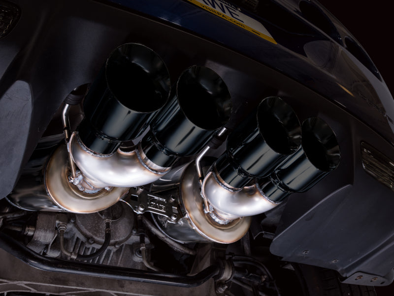 AWE Tuning C6 Chevrolet Corvette Z06/ZR1 Touring Edition Axle-Back Exhaust w/ Diamond Black Tips Axle Back AWE Tuning