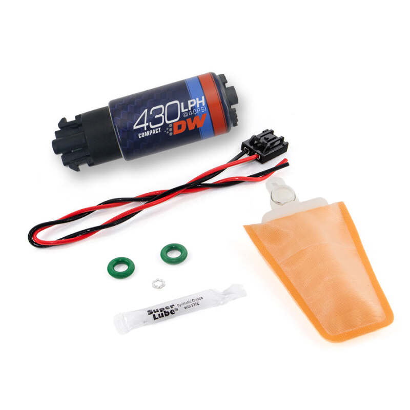 DeatschWerks 05-10 Scion TC DW430C 430lph Compact Fuel Pump with Clips Fuel Pumps DeatschWerks